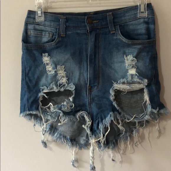 High- Waist Fashion Nova Shorts - Picture 2 of 3